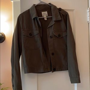 Army green bomber Jacket